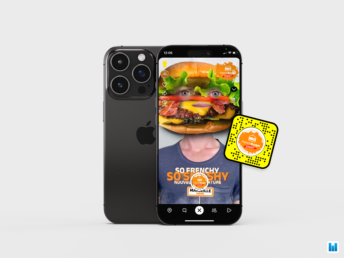 Lens Snapchat interactif