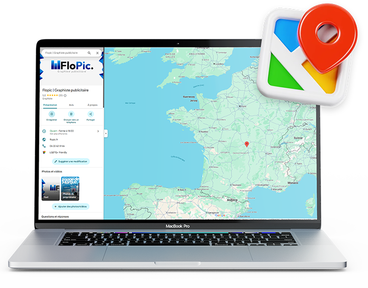 Creation de fiche Google Maps par Flopic