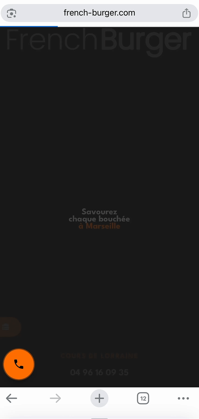 Création de site web à montpellier fastfood