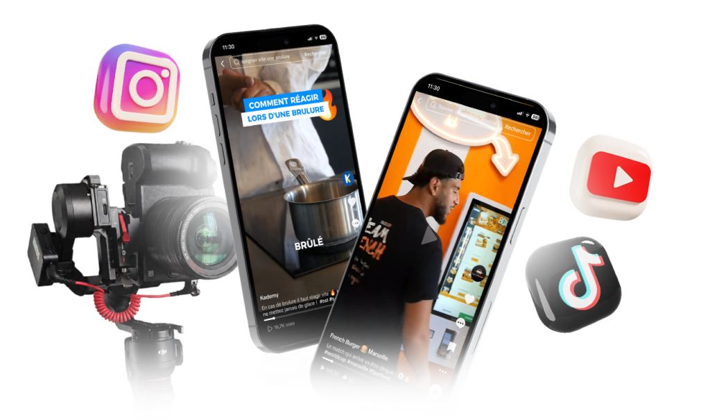 tournage pour tiktok instagram a montpellier