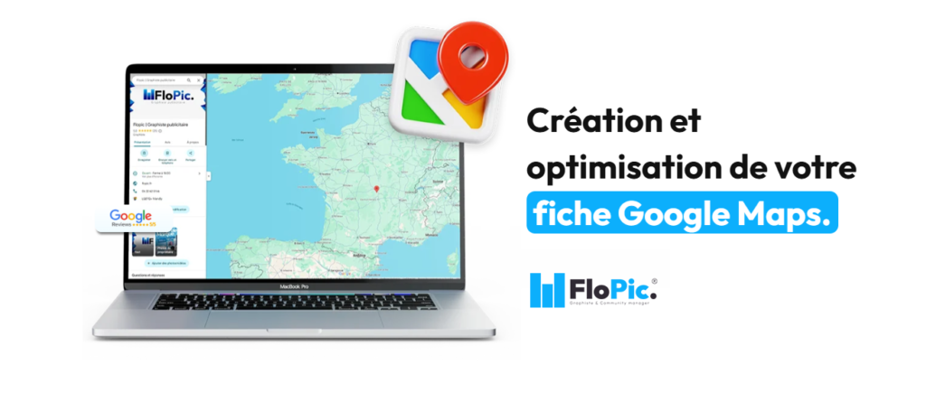 Création de contenu et optimisation de fiche d'établissement maps flopic