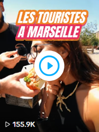 Vidéo TikTok French Burger : dégustation par des touristes à Marseille